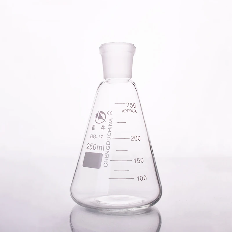 50-10000ml Glass Erlenmeyer Flask Conical Bottle, 24/29 Joint, Lab Chemistry Glassware Supplies