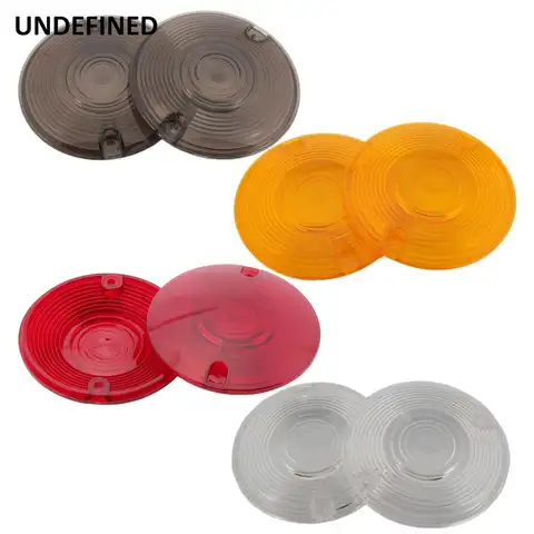 2 st blinkerslinser linsskydd för Harley Touring Road King Glide Electra Heritage Softail Classic FLSTC tillbehör 10 best sales Road King Classic - №9