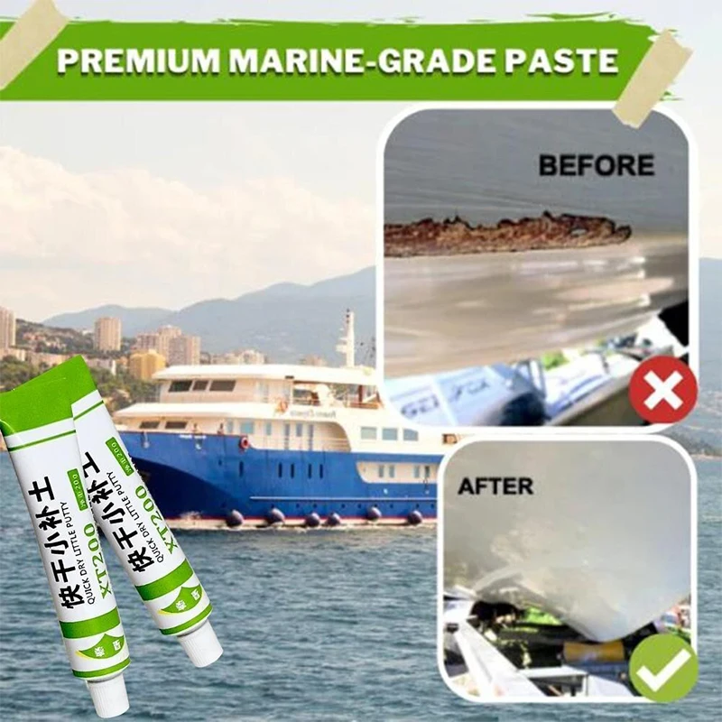 Fiberglass Boat Repair Paste Quick-drying Putty Paint Repairing Eye-filling Gray Paint Scratch Repair Agent