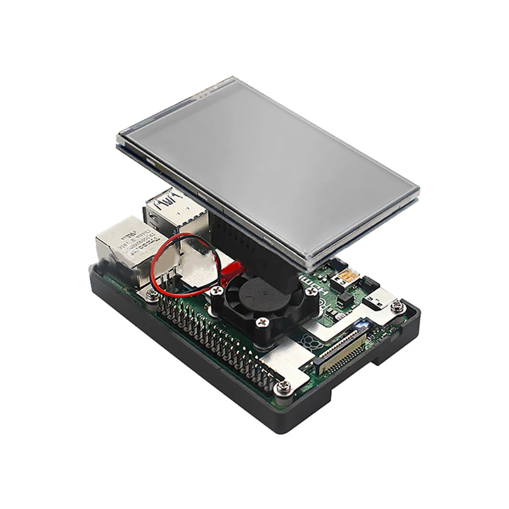 Holder Bracket and Cooling Fan for Raspberry Pi 4B/3B+ Parts