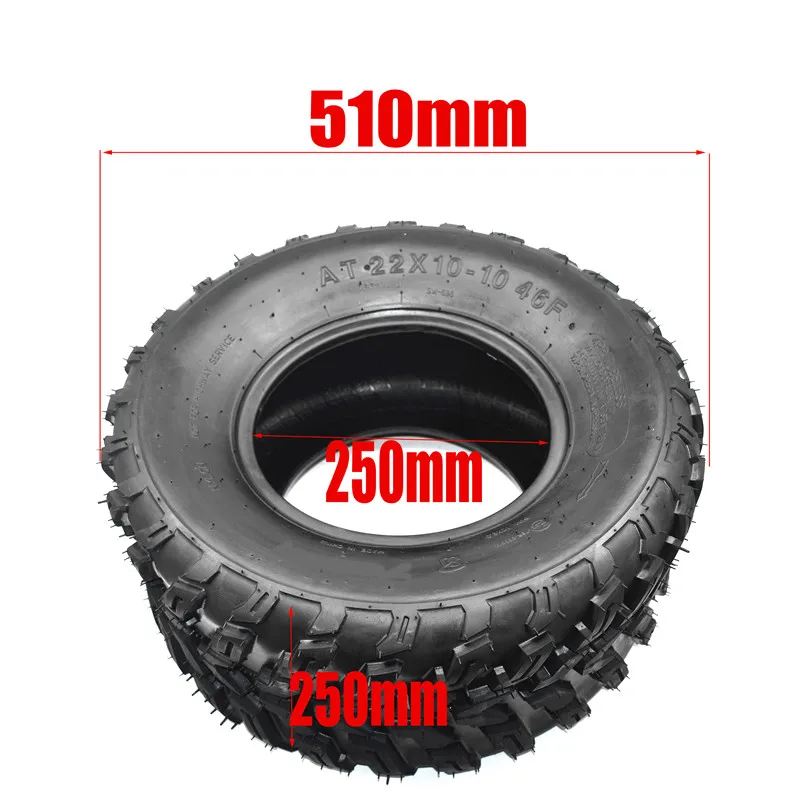 10 inch vacuum tire 22X10-10 outer tyre 4PR for four-wheeled Beach Car GOKART KARTING ATV UTV Buggy