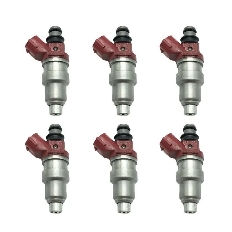 6pcs Fuel Injector Nozzle For Toyota CAMRY VISTA 1.8 4SFE SXS11 ST190 Engine 23250-74130 23209-74130 2325074130 2320974130