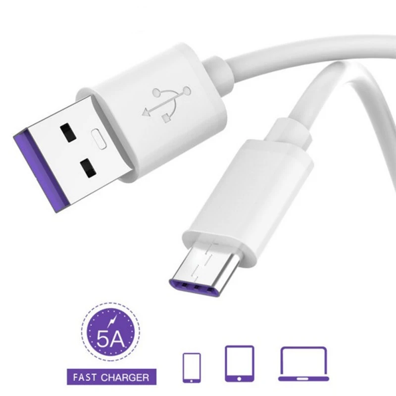 Kabel USB typ C dla Huawei P40 Pro Mate 30 P30 Pro Supercharge 40W 5A szybkie ładowanie USB-C ładowarka kabel do przewodu telefonicznego