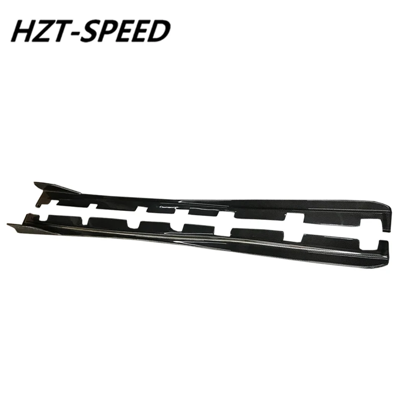 A Style Real Carbon Fiber Door Aprons Side Skirts For Lexus IS200T IS250 IS300 IS Car Model 2013-2019