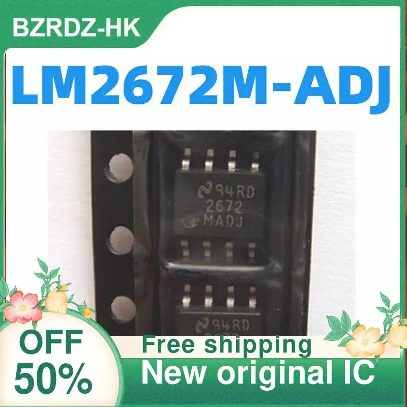 

2PCS LM2672MADJ LM2672M-ADJ LM2672MX-ADJ 2672MADJ New original IC