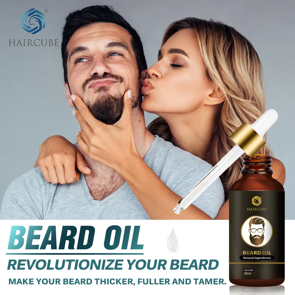 2Pcs Men Beard Growth Regulator Natural Organic Beard Oil Nourishing Care Moisturizing Beard Fast Growing Beard Care Solution