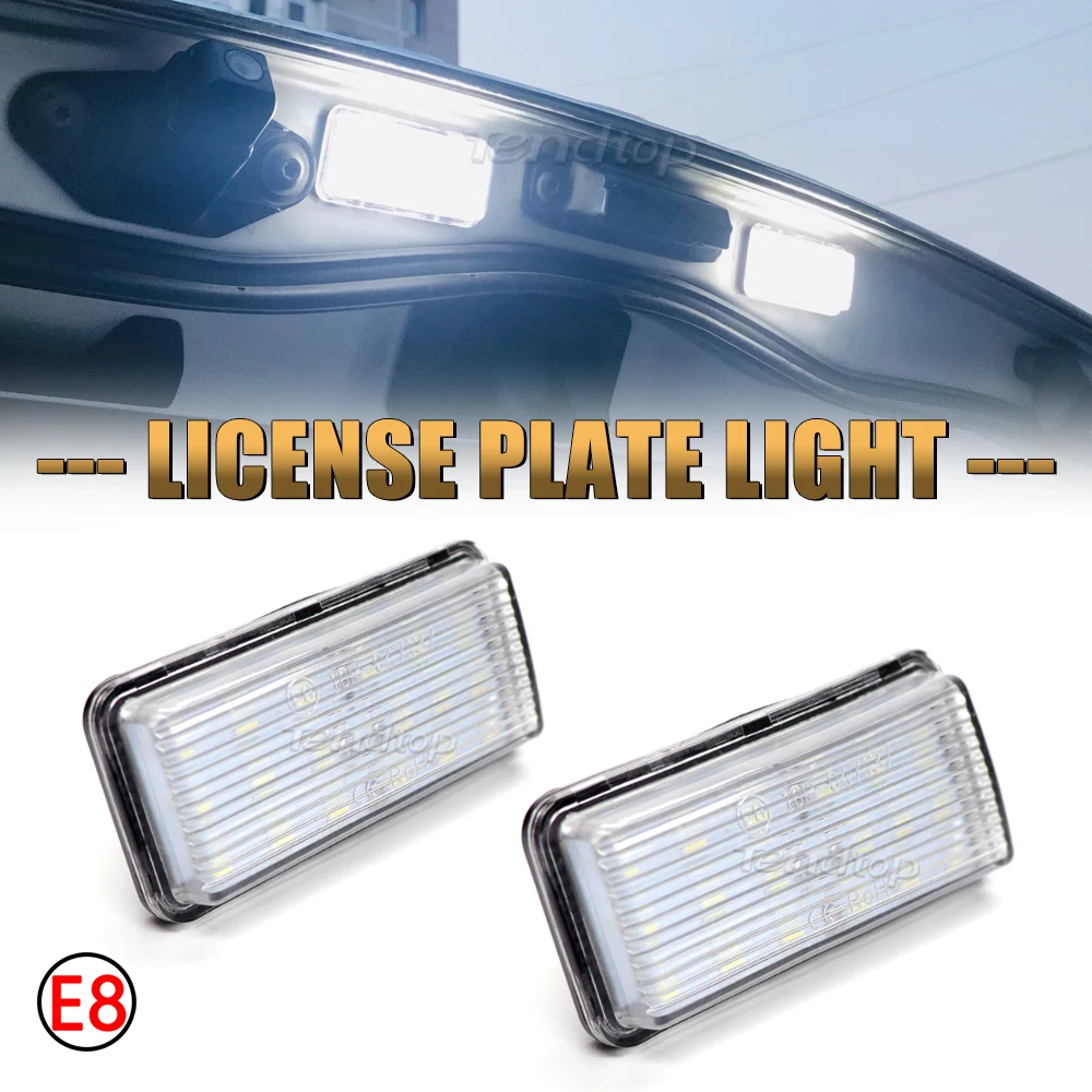 Number License Plate Light For Toyota Land Cruiser J100 J200 Prado 120 Reiz 4D Mark X For Lexus LX470 LX570 GX470 LED Car Lamp