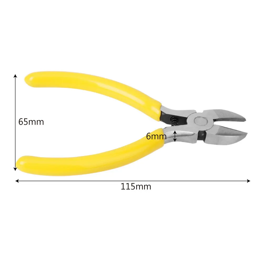 NICEYARD Electrican Work Diagonal Pliers Wire Cutter Pliers 11.5cm Electricity Cable Cutting Tool Garden Electrical Repair Tool