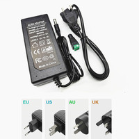 DC 24V 2A Power Supply Adapter Charger 36W 48W US/EU Plug AC 100-240V for UV LED Light Lamp Nail Dryer Nail Art Tools