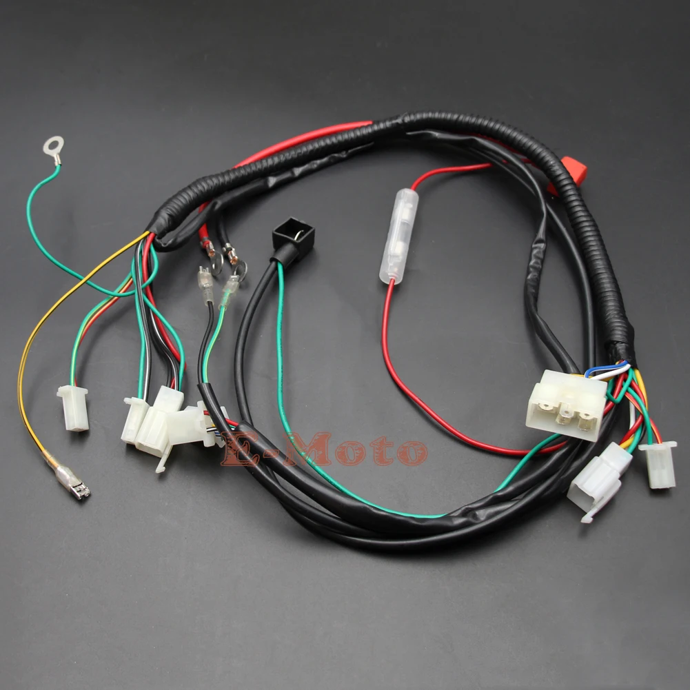 Wire Wiring Harness Loom CDI Kit For 150cc 200cc 250cc Engine PIT Quad Dirt Bike ATV Buggy  Brand New Basic Electric Start Engin