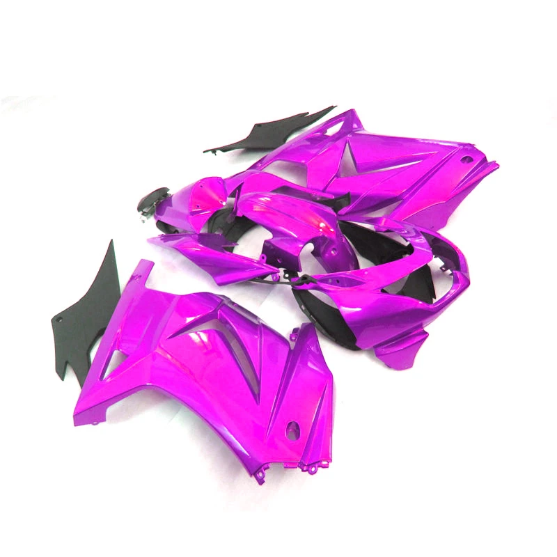 

Plastic Injection Motorcycle parts for Kawasaki Ninja 250R fairing kit 2008-2014 purple black set 250r 08 09 11 12-14 GJ03