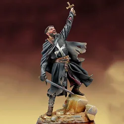 1/18 ancient warrior stand (with base ) Resin figure Model kits Miniature gk Unassembly Unpainted