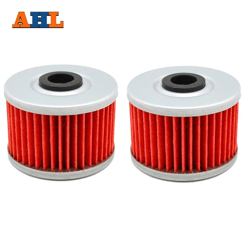 AHL 1/2/4/6PCS Oil Filter for Honda ATC250 350 TRX250 300 400 700 AX1 CBX250 CBR250 CRF250 NX250 TLR250 XL250 XR250 350 XR400