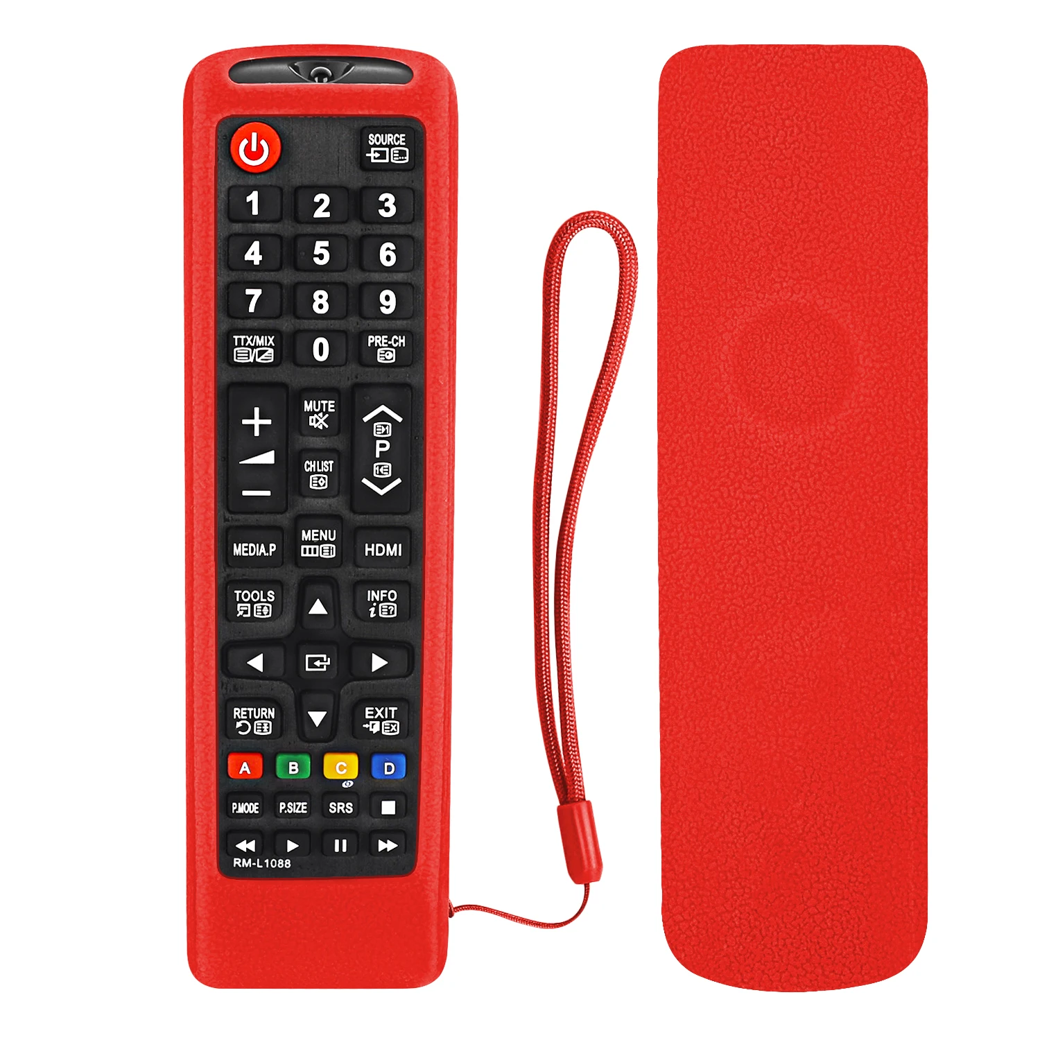 TV Remote Control Case With Anti-Fall Hapo Dustproof Protective Sheath Durable Silicone Soft Solid Home for Samsung AA59 Series