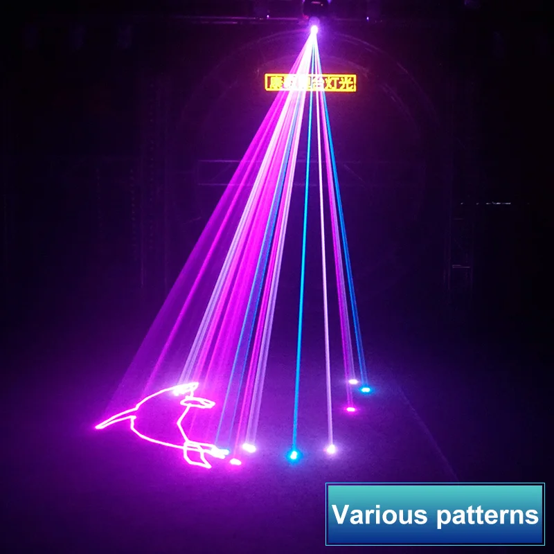 500mw RGB Cartoon Line Laser Light Stage Disco Laser Lights Pattern Dance Scanner Light Animation Laser Light Party Lser Light