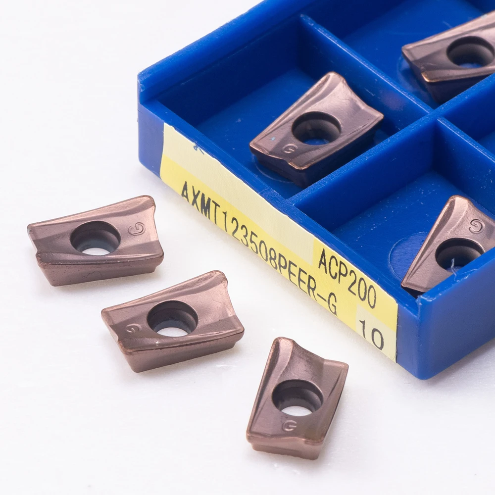 10pcs AXMT123508 AXMT170508PEER-G ACP200 turning insert high quality CNC milling turning tool AXMT 123508 AXMT 170508