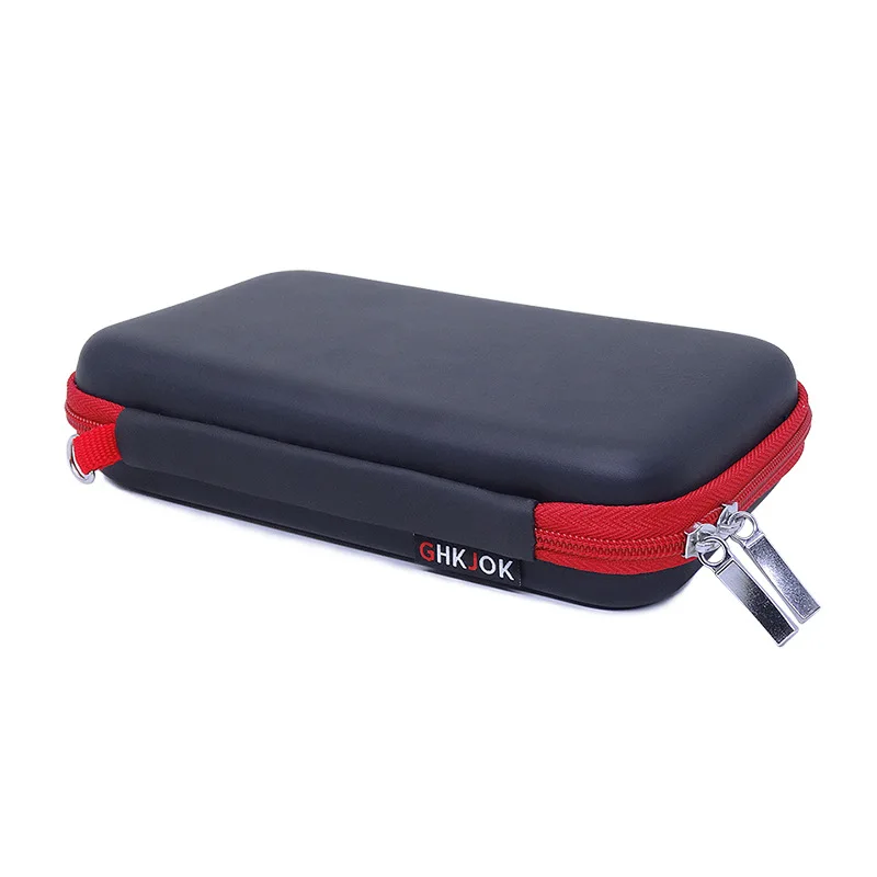 GHKJOK Carry external hard drive Case Organiser Small, Multiple USB Sticks, Memory Cards, Cables & Smart Mobile Phone Cables