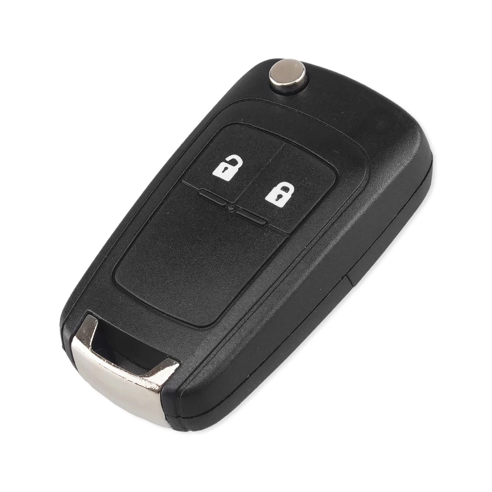 KEYECU Replacement Keyless go Flip Remote Key 433MHZ ID46 for Opel/Vauxhall Astra J, Zafira C,Insignia Mokka,Cascada 2009-2016