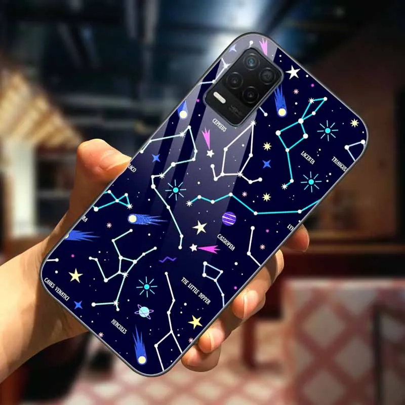 حافظة من الزجاج المُقوّى لـ realme 8 5g pro ، غطاء واقي فاخر ، موضة ، لـ oppo realme 8pro #6