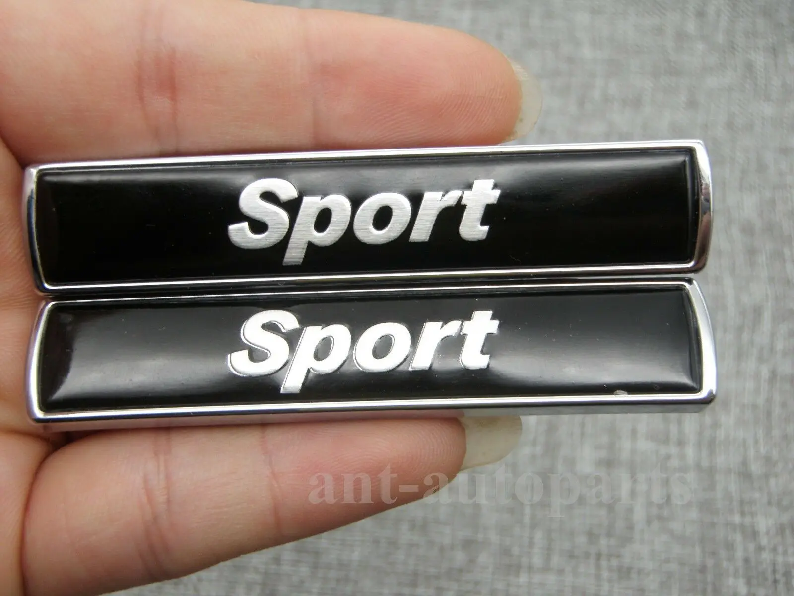 

2x Car Side Sport Emblem Sticker Fender Badge Auto Trunk Rear Tailgate