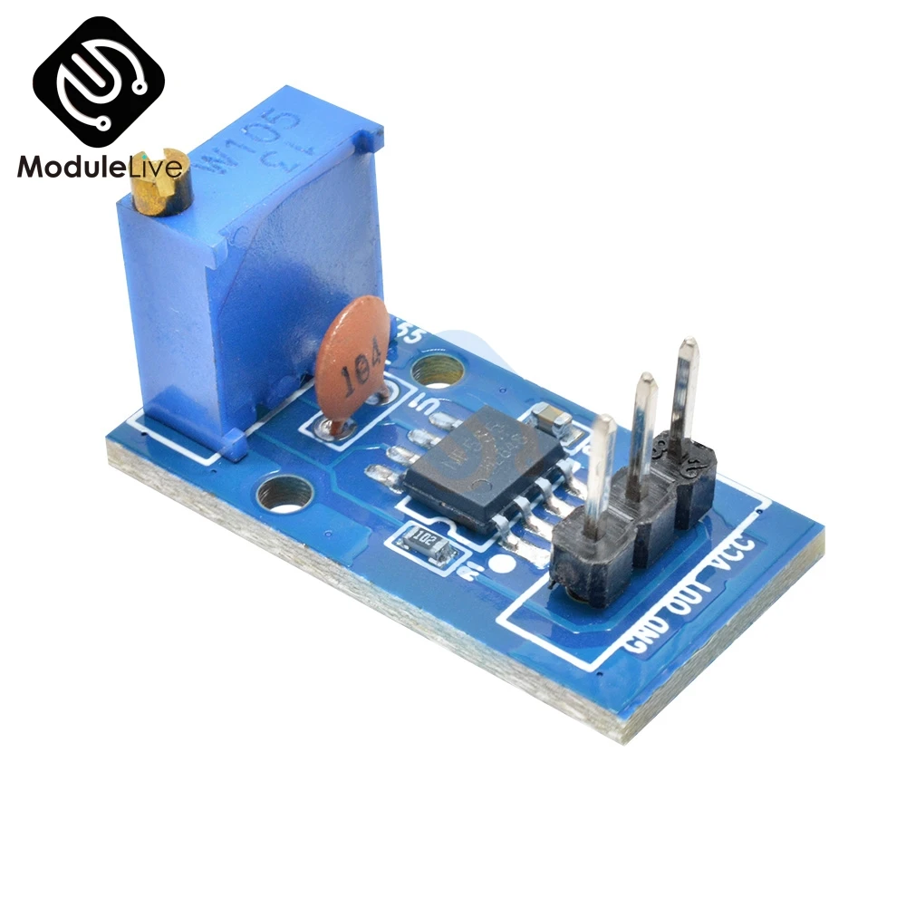 1pcs NE555 Adjustable Resistnce Frequency Pulse Generator Module For Arduino Smart Car 5V-12V 1-CH  1 Channel Output Module