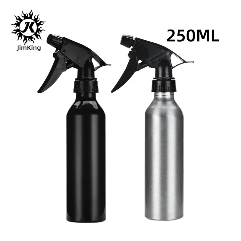 JimKing 250ml Aluminum Tattoo Spray Bottle Empty Bottles Pump Sprayer Fine Mist Spray Refillable Bottles Water Tattoo Supply