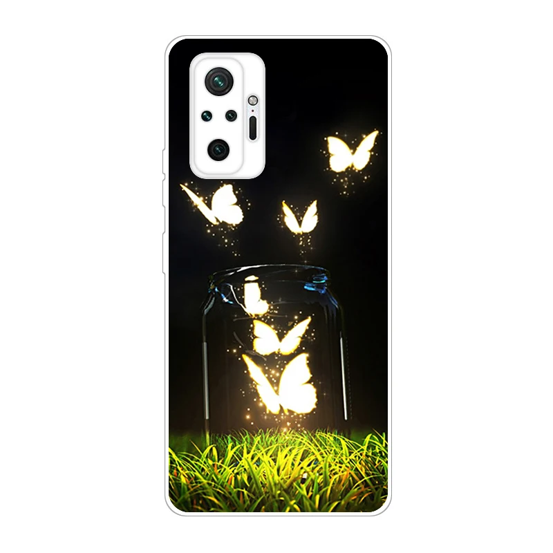 For Xiaomi Redmi Note 10 Case 6.43\'\' Transparent Soft TPU Phone Cover for Redmi Note 10 Pro Cases Note10 4G Silicone Clear Bumpe