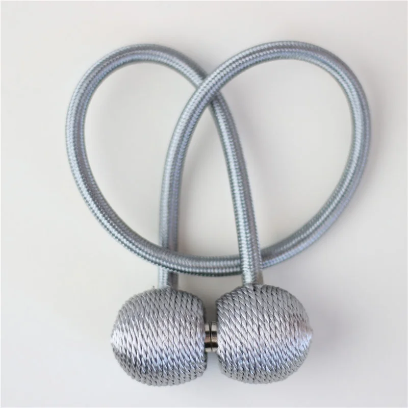 1Pc Magnetic Pearl Ball Curtain Tiebacks Accesorios Curtain Cilp Accessory Curtain Holder Buckle Rope