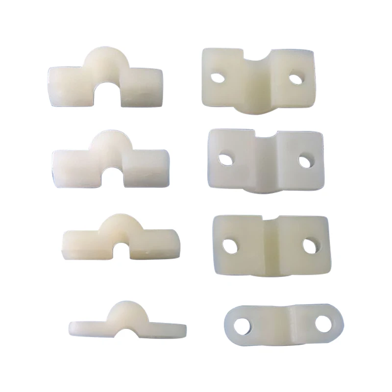 20 Pcs Gear Plates Undercarriage Mounting Strap Saddle Clamp For RC Airplanes Parts Electric Planes Foam Model Accessories