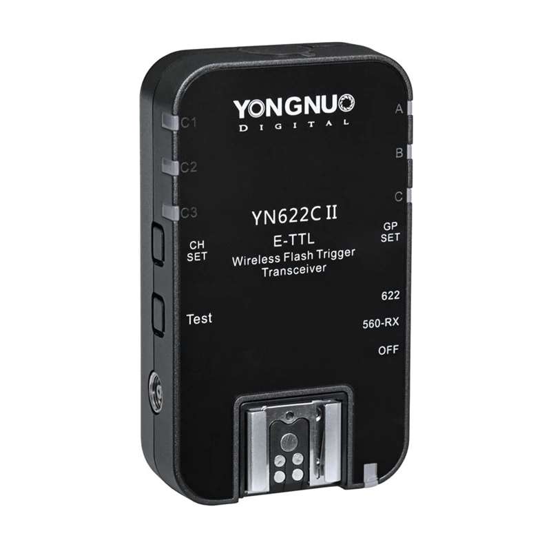 YONGNUO YN622C II 2.4G Wireless TTL Flash Trigger HSS 1/8000s Receiver Transmitter For Canon 5DIII 7D 70D 60D 50D 500D Camera