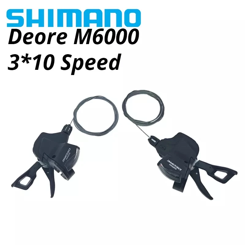 Shimano Deore M6000 10-biegowa dźwignia zmiany biegów SL-M6000 10s 10 S 10v MTB Mountain Bicycle Shift Set Trail Rapidfire New M615