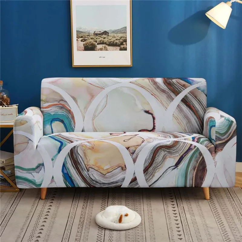 

3D Texture pattern Sofa Cover Rose printing Elastic Slipcovers Elastic All-inclusive Couch Cover sofa Covers For Living Room