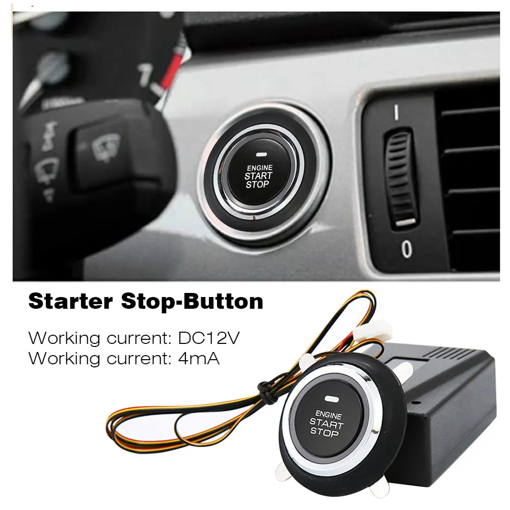 Car Engine Button Durable Portable Engine Start Stop Push Button Auto For Improving Driving Safety Dropshipping