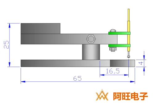 حرق برنامج تركيبات التصحيح تحميل بوجو دبوس الملعب 2.0 مللي متر-4P STM32 STC 4 دبوس