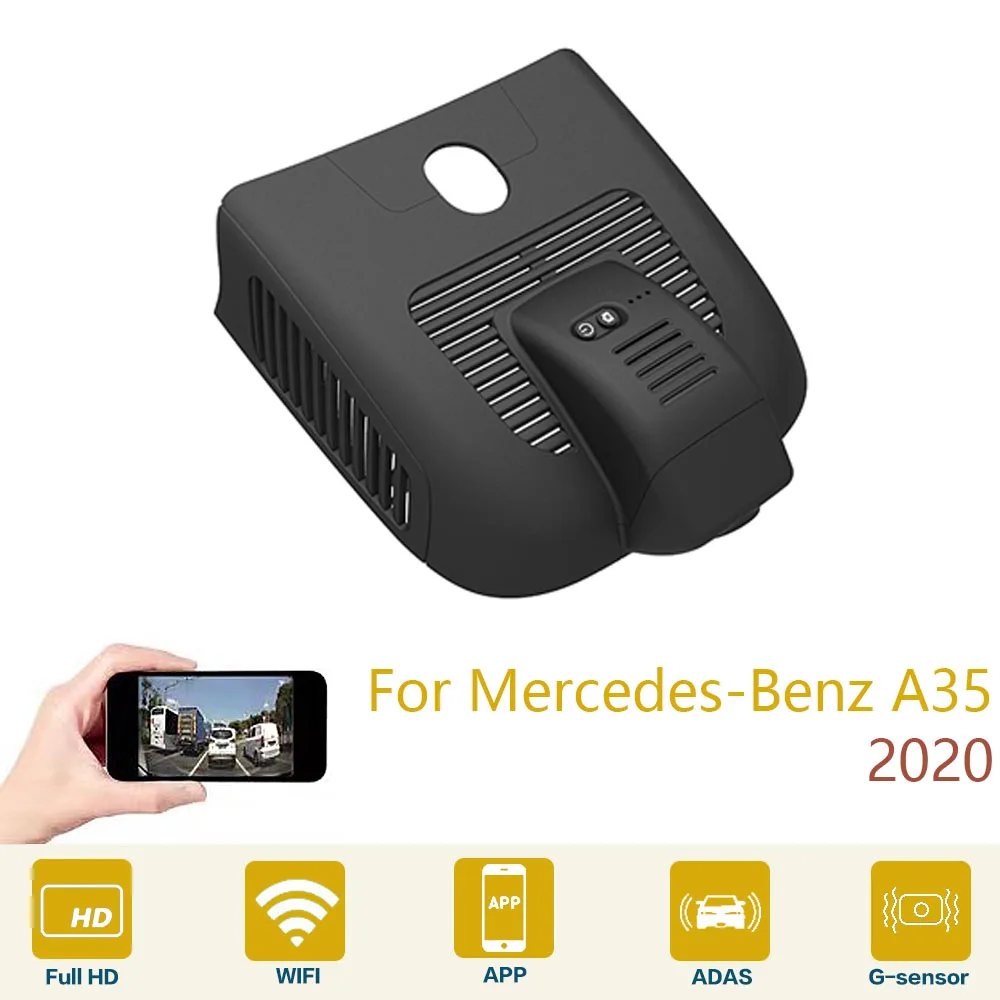 

Car DVR Wifi Video Recorder Dash Cam Camera High Quality Night Vision Full Hd For Mercedes-Benz A35 2020