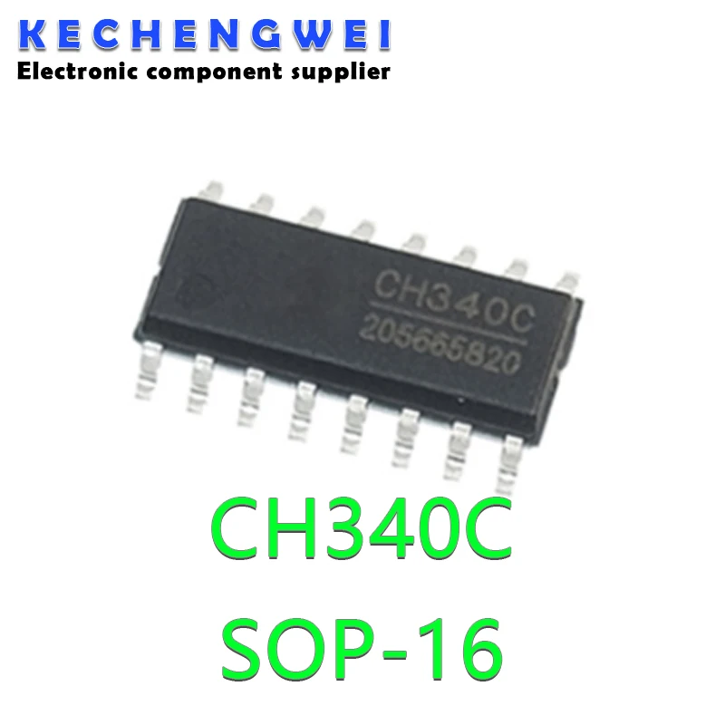 (5piece)100% New CH340C sop-16 Chipset