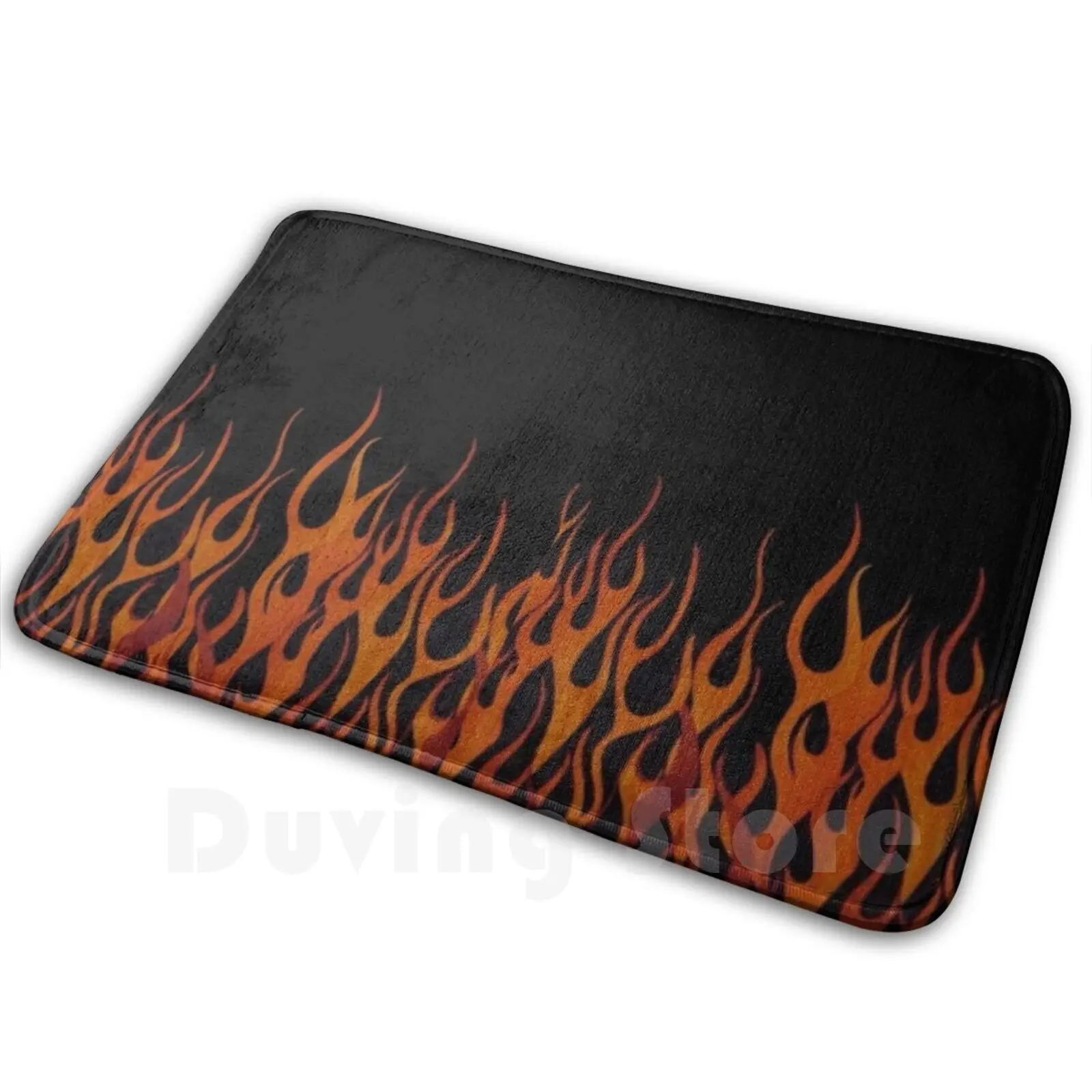 Flames Soft Non-Slip Mat Rug Carpet Cushion Joe Exotic Tiger King Carol Baskin Zoom University Flame