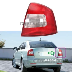 Right Side Tail Lamp For Skoda Octavia A5 A6 RS 2009 2010 2011 2012 2013 Car-styling Rear Tail Light Lamp Housing NO Bulbs