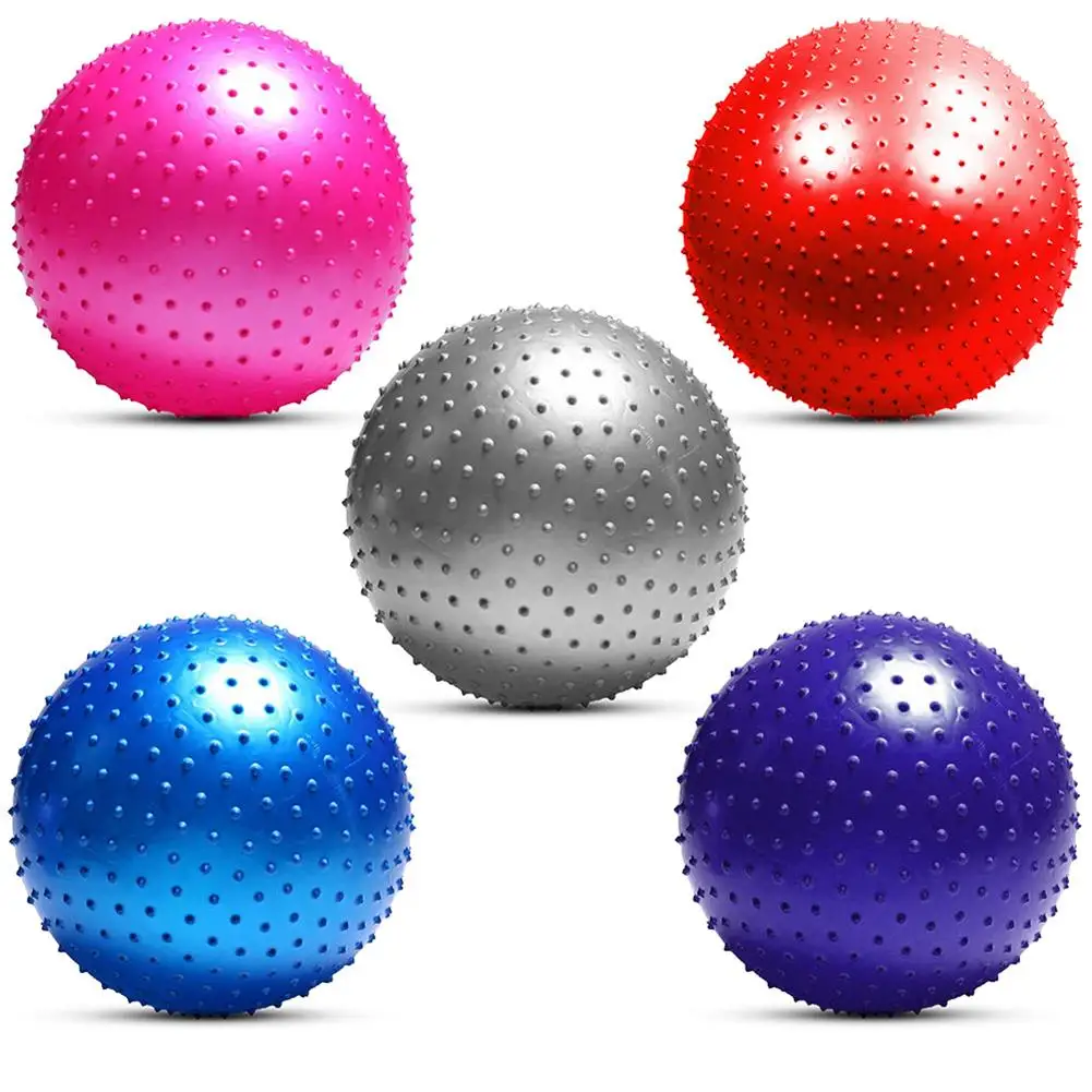 Sports Yoga Balls Point Fitness Gym Balance Fit ball Exercise Pilates Workout Barbed Massage Ball 55cm