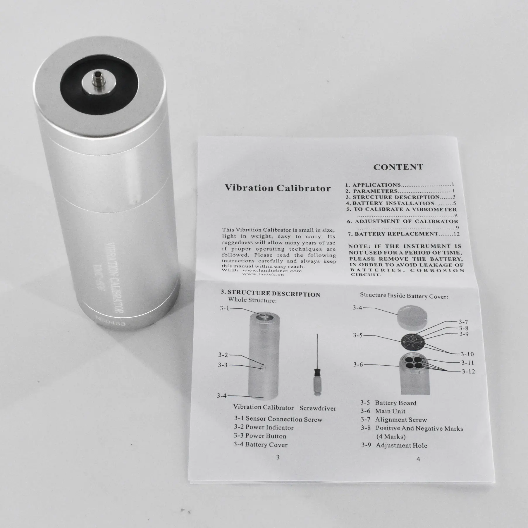 Vibration Calibrator VMC-606 Handheld Shaker Accelerometers Monitoring Systems