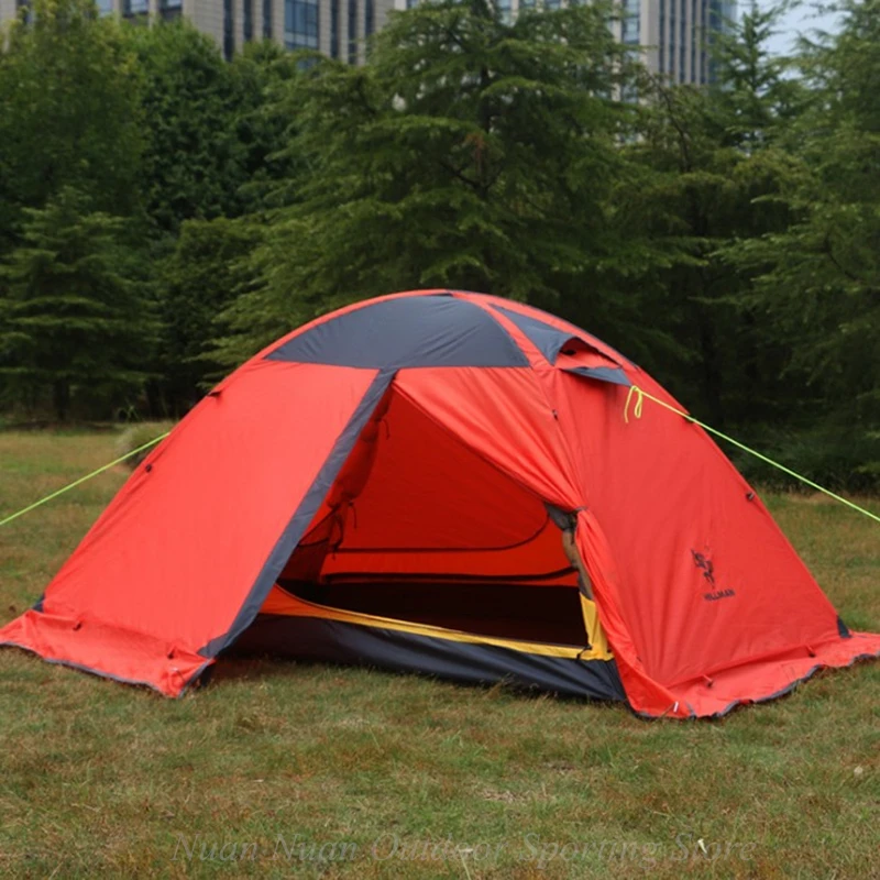 Super Light Tent Professional Waterproof Double Layer Fire Retardant Silicone Nylon Fiber Outdoor Camping Ultralight Snow Skirt