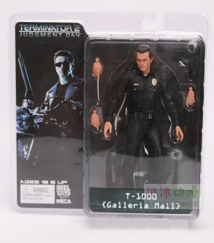NECA ターミネーター 2 アクションフィギュア T-800 / T-1000 PVC