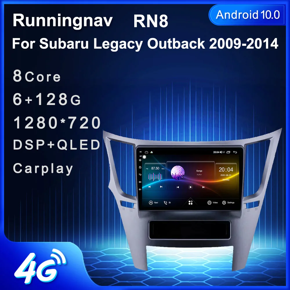 

Runningnav для Subaru Legacy Outback 2009-2014 Android автомобильное радио, мультимедийный видеоплеер, навигация GPS