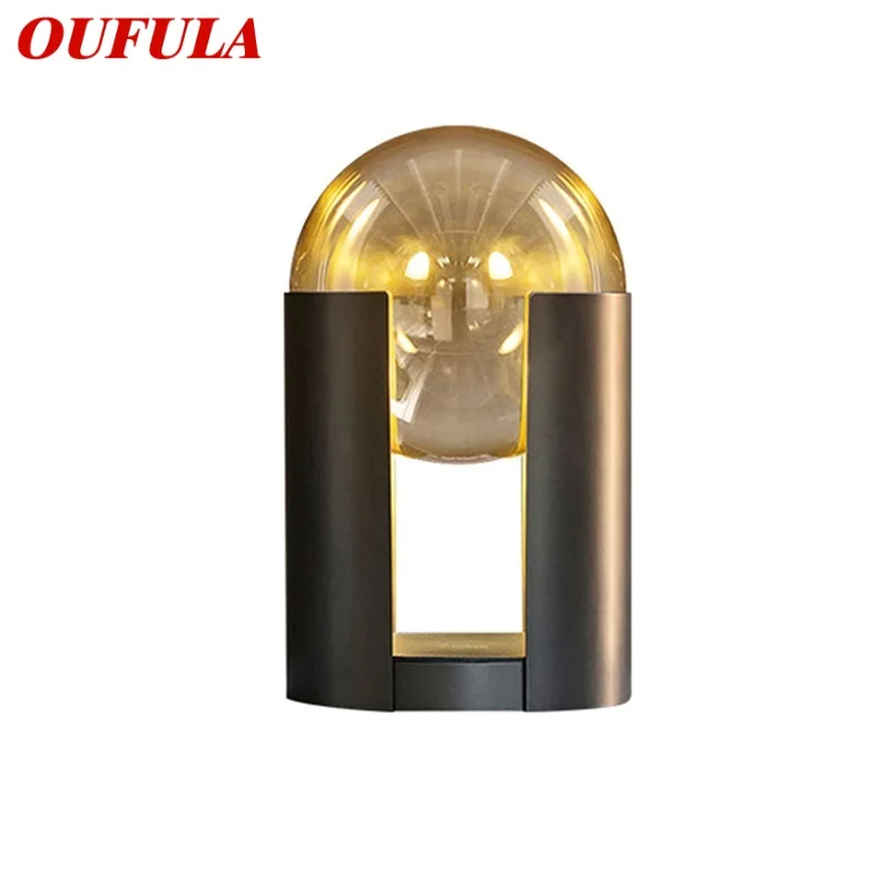 OUFULA  Contemporary LED Table Desk Lamp Art Reading Design Light Home Eye Protection For Children Study Bedroom Office