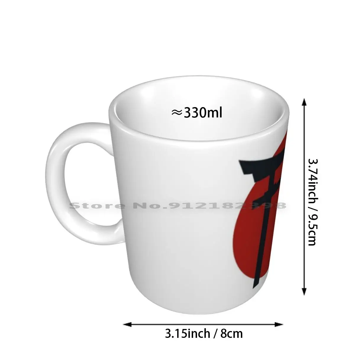 Torii Gate Ceramic Mugs Coffee Cups Milk Tea Mug Torii Gate Japanese Gate Gate Folklore Traditional Culture Japan Tori Kyoto