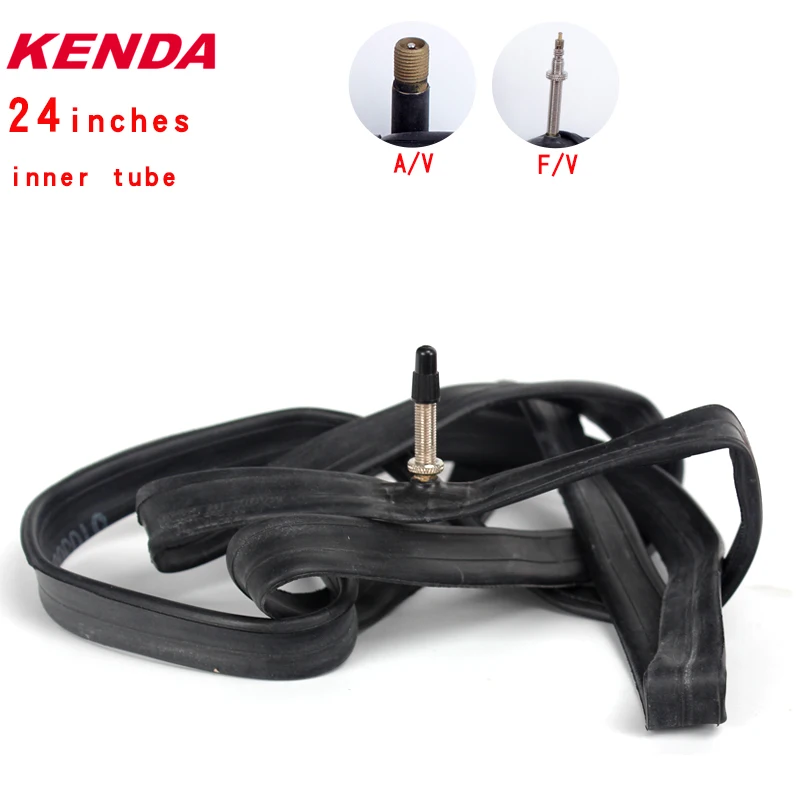 Kenda tubo interior de bicicleta 22 pulgadas 24*1-3/8 1,25 1,5 1,75 1,9 2,125 válvula Presta Schrader cámara ciclismo neumáticos de tubo de