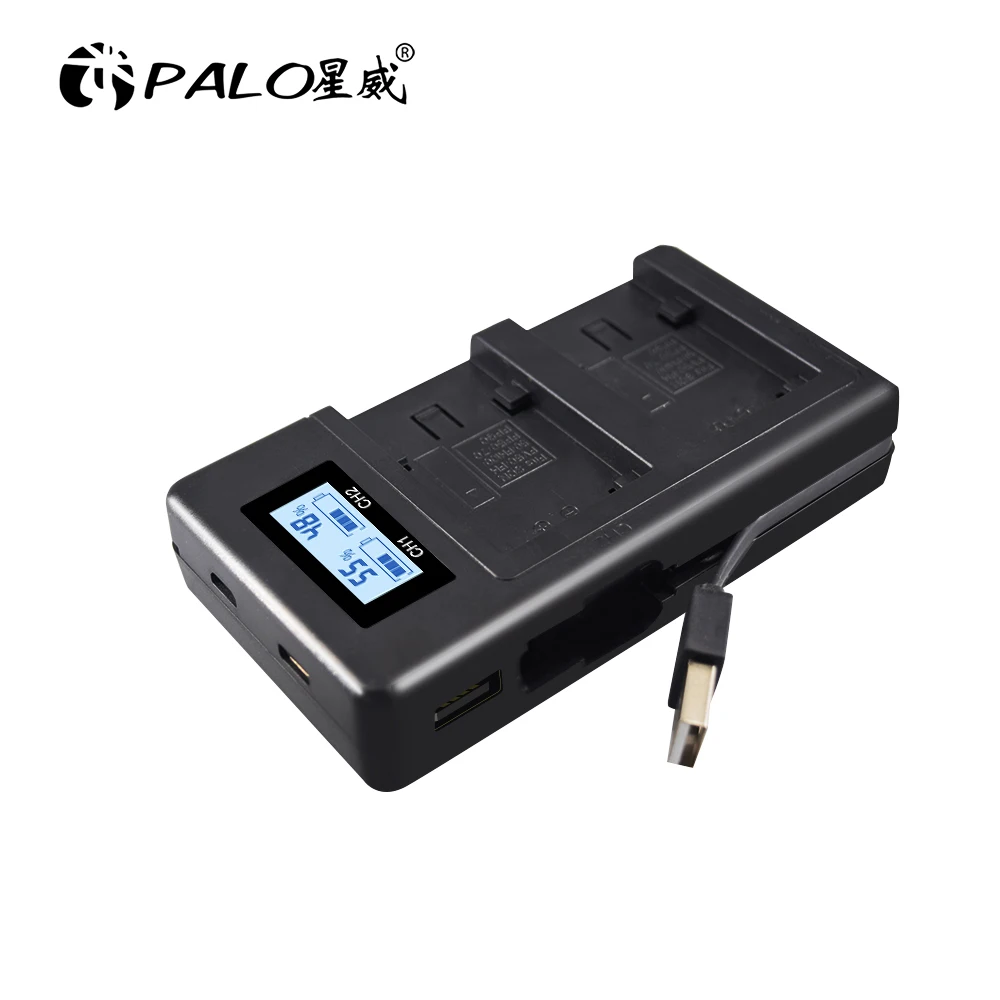 PALO LCD USB Charger NP-FV100 NP FV100 NPFV100 for SONY FDR-AX100E AX100E HDR XR550E XR350E CX550E CX350E