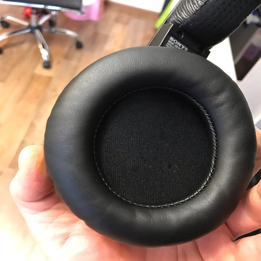 KQTFT الفانيلا 1 زوج من بطانة للأذن البديلة لسوني MDR-RF865RK سماعة الأذن وسادات الأذن غطاء وسادة الكؤوس