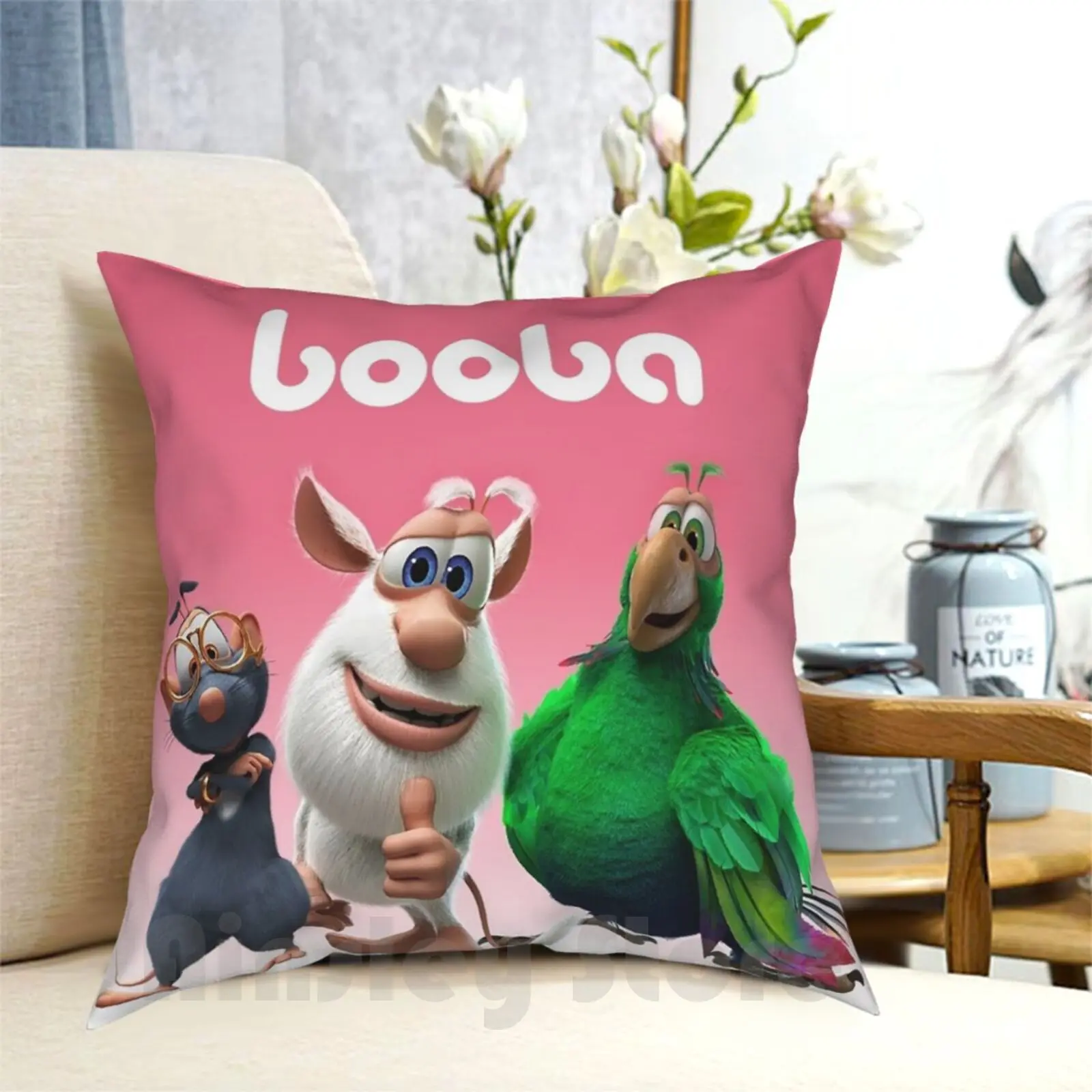 Fivebo New Animation For Kids 2020 Pillow Case Printed Home Soft Throw Pillow Cartoon 2021 Kids Cover Series