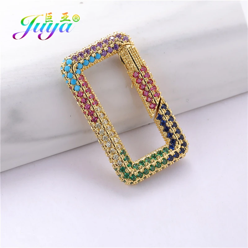 Juya DIY Neue Designer Kostüm Schmuck Machen Liefert Handgemachte Dekorative Anhänger Karabiner Verschluss Schraube Lock Verschlüsse Großhandel – Detail 18